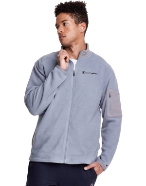 Champion Polar Fleece Full Zip Erkek Eşofman Altı Mavi | UK2405893