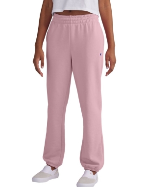 Champion Powerblend Fleece Boyfriend Kadın Pantolon Pembe | AF5946320