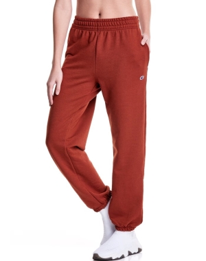 Champion Powerblend Fleece Boyfriend Kadın Pantolon Kahverengi | BM6871234