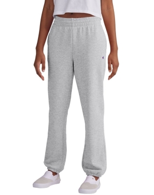 Champion Powerblend Fleece Boyfriend Kadın Pantolon Gri | FW7201456