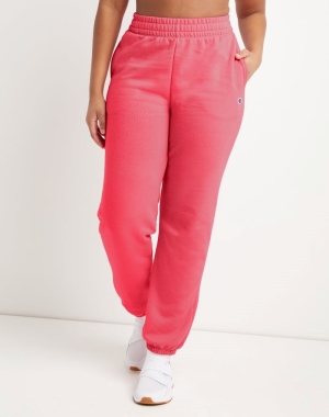 Champion Powerblend Fleece Boyfriend Kadın Pantolon Mercan | TL3190864