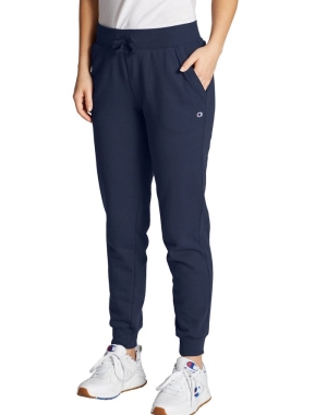 Champion Powerblend Fleece Kadın Pantolon Lacivert | FS6205931