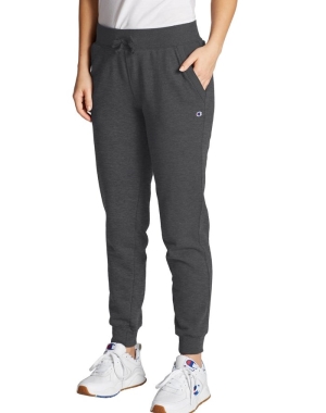 Champion Powerblend Fleece Kadın Pantolon Koyu Gri | JL9174258