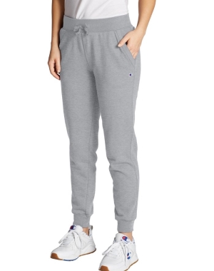Champion Powerblend Fleece Kadın Pantolon Gri | LZ2875396