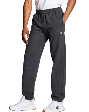 Champion Powerblend Fleece Relaxed Bottom Erkek Şort Koyu Gri | XC3781625