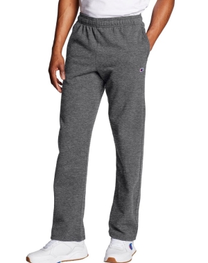 Champion Powerblend Open Bottom Erkek Şort Koyu Gri | WO8791256
