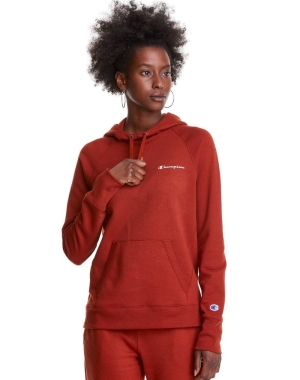 Champion Powerblend Script Logo Kadın Ceket Kahverengi | NQ5314829