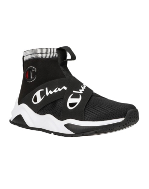 Champion Rally Crossover Erkek Spor Ayakkabı Siyah Beyaz | NO8716594