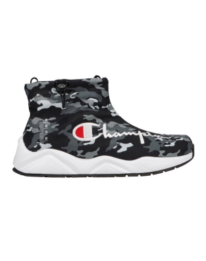 Champion Rally Drizzle Erkek Spor Ayakkabı Siyah Beyaz | ZQ3804271