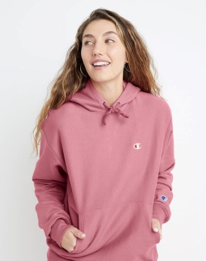 Champion Reverse Weave Boyfriend Kadın Ceket Pembe | AI5491762
