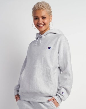 Champion Reverse Weave Boyfriend Kadın Ceket Gri | BD3078514