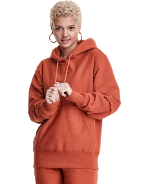 Champion Reverse Weave Boyfriend Kadın Ceket Mercan | XC7081369