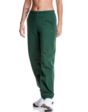 Champion Reverse Weave Boyfriend Kadın Şort Koyu Yeşil | JX0294375