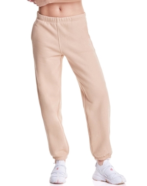 Champion Reverse Weave Boyfriend Kadın Şort Bej Rengi | PJ6209435