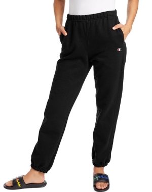 Champion Reverse Weave Boyfriend Kadın Şort Siyah | RZ1587062