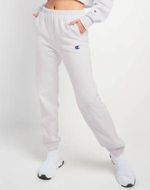 Champion Reverse Weave Boyfriend Kadın Şort Beyaz | WL8942713
