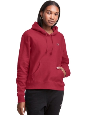 Champion Reverse Weave C Logo Kadın Eşofman Altı Koyu Kırmızı | KJ6293857