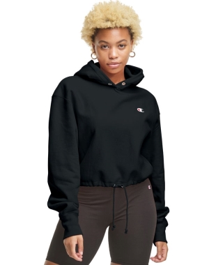Champion Reverse Weave Cinch Bottom Kadın Eşofman Altı Siyah | LR8461297