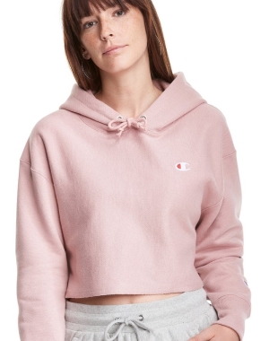 Champion Reverse Weave Cropped Cut-Off C Logo Kadın Eşofman Altı Bej Rengi | OW8271905