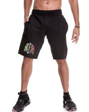 Champion Reverse Weave Cut-Off Dueling Tigers Erkek Şort Siyah | SM6348720