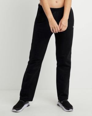 Champion Reverse Weave Düz Leg Kadın Şort Siyah | DE0153698