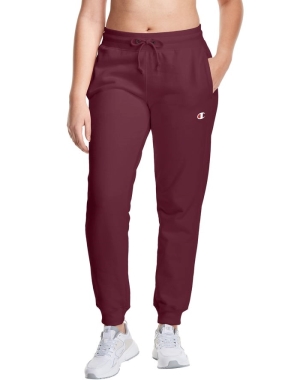 Champion Reverse Weave Kadın Pantolon Koyu Kırmızı | EV3856024