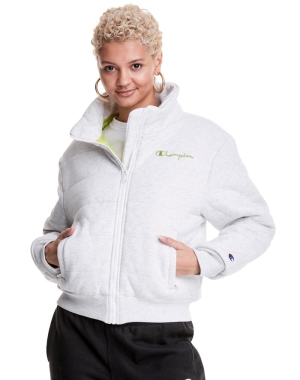Champion Reverse Weave Kapitone Puffer Kadın Eşofman Altı Gri | BI3046792