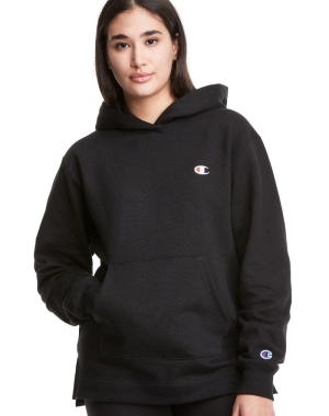Champion Reverse Weave Open Bottom Kadın Eşofman Altı Siyah | YE8913405