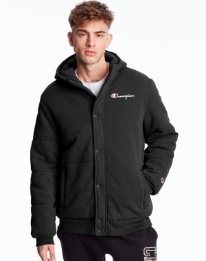 Champion Reverse Weave Puffer Erkek Eşofman Altı Siyah | VS2809635