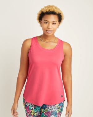 Champion Soft Touch Cutout Kadın Tişört Mercan | JU1597346