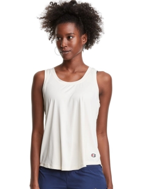 Champion Soft Touch Cutout Kadın Tişört Krema | VS9328745