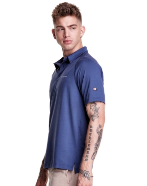 Champion Spor Polo Erkek Tişört Mavi | LS5704681