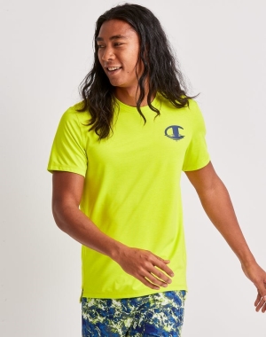Champion Spor Ripple Effect Erkek Tişört Yeşil | MA1462985