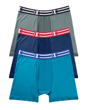 Champion Tech Performance 3 Pairs Erkek Kapüşonlu Sweatshirt Mavi Lacivert Gri | GS0243968