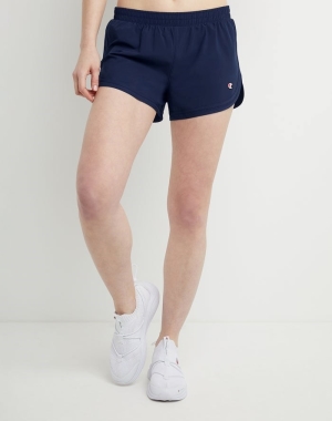 Champion Varsity 3.5 Inseam Kadın Tişörtü Lacivert | FN5632081