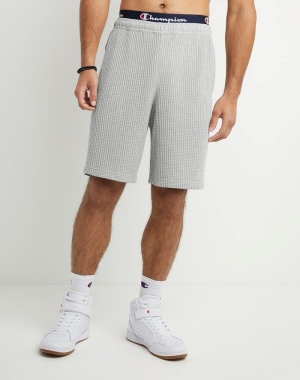 Champion Waffle Erkek Şort Gri | UC2751069