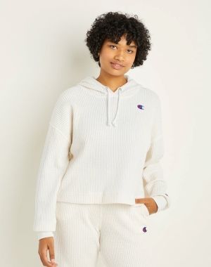 Champion Waffle Knit Kadın Eşofman Altı Beyaz | BU1397486