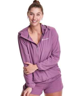 Champion Woven Full-Zip Kadın Eşofman Altı Mor | PJ0564389