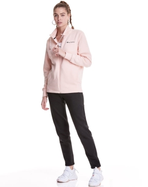 Champion Zip-Up Script Logo Kadın Takım Elbise Pembe | JK4067195
