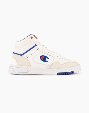 Champion Zone 80 Mid Cut Erkek Spor Ayakkabı Beyaz | QW4257309