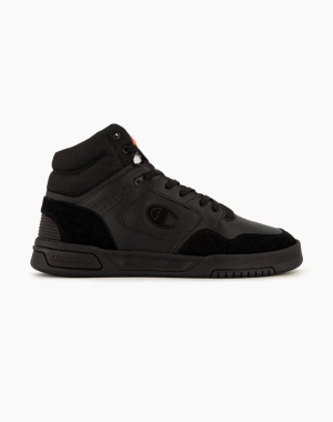 Champion Zone 80 Mid Cut Erkek Spor Ayakkabı Siyah | US0356248