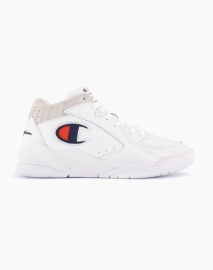 Champion Zone 93 Mid Cut-Cut Erkek Spor Ayakkabı Beyaz | GT3029865